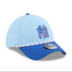 New Era MLB New York Yankees Patriotic 39THIRTY Hat Cap‎ Mens Flex L/XL